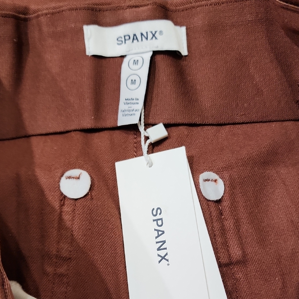Rust High-Waisted Pants - Picture 2 of 5
